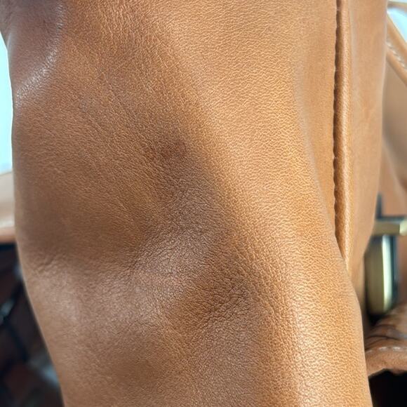 NWT Anonimo Fiorentino Vera Pelle Genuine Natural Leather drawstring Backpack - Picture 14 of 14